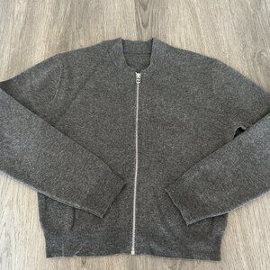 Uniqlo Zip Up Cropped Cardigan